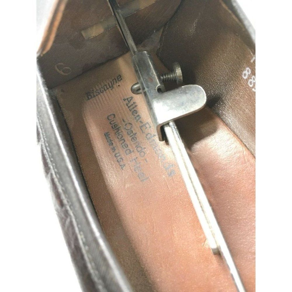 Allen Edmonds "Biscayne" cordovan leather tasseled dress loafers shoe brown US13 - Picture 16 of 16